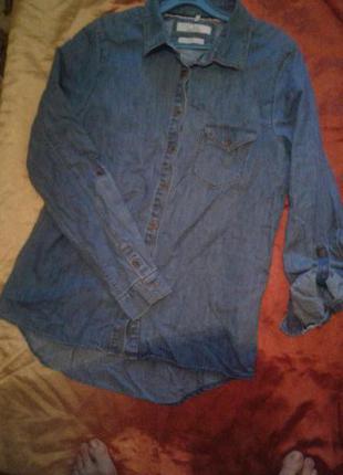 Стильна джинсова сорочка