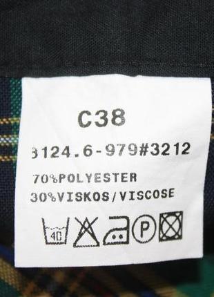 Стильные винтажные шорты бермуды в клетку7 фото