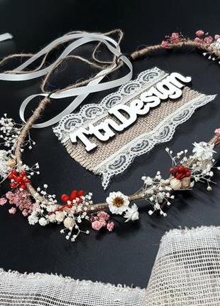 Вінок з гіпсофілою