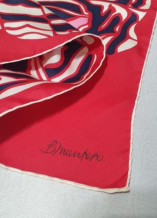 Шелковый платок  с бабочкой mantero2 фото