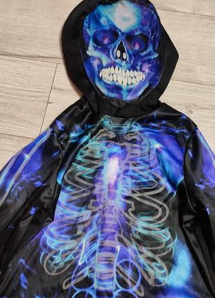 Дитячий кигуруми, костюм скелет на 7-8 років5 фото