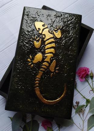 Шкатулка, купюрница, ручная работа