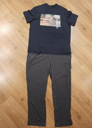 Домашний костюм фуболка и штаны kiaby 3xl5 фото