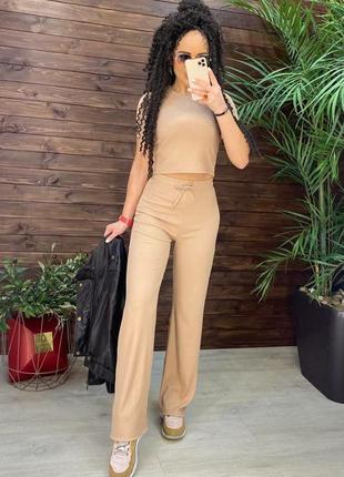 Штани палаццо костюм