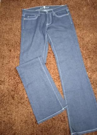Стильні джинси стрейч кльош1 фото
