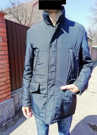 Куртка мужская демисезонная весенняя длинная2 фото