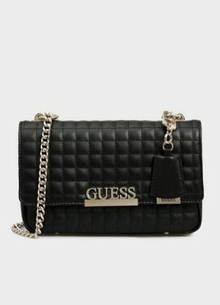 Черная сумка кроссбоди crossbody guess matrix оригинал