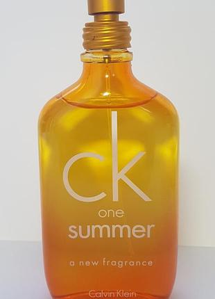 Calvin klein ck one summer туалетна вода для чоловіків і жінок 100мл2 фото