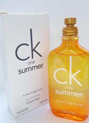 Calvin klein ck one summer туалетна вода для чоловіків і жінок 100мл1 фото