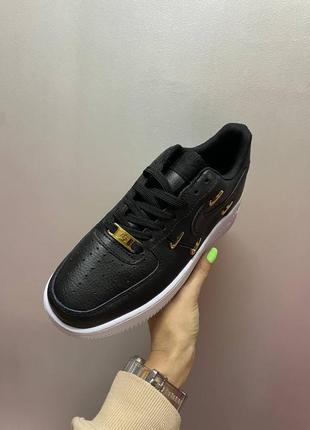 Женские стильные весенние кроссовки nike air force 1 lx “07” black3 фото