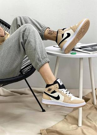 Женские кроссовки хайтопы найк джордан 1 nike jordan retro 1 high