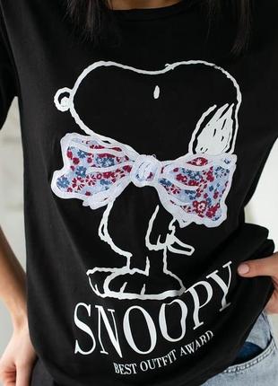 Футболка оверсайз мо snoopy🤤♥️