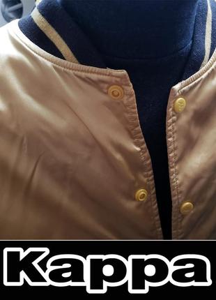 Куртка-бомбер чоловіча спортивна курточка оверсайз kappa р. xl original5 фото