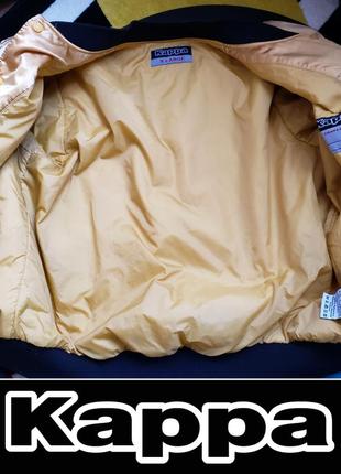 Куртка-бомбер чоловіча спортивна курточка оверсайз kappa р. xl original6 фото
