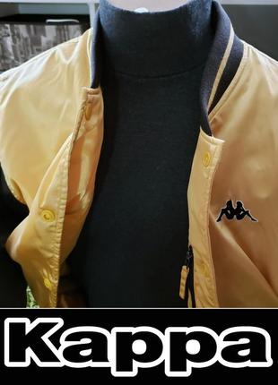 Куртка-бомбер чоловіча спортивна курточка оверсайз kappa р. xl original2 фото
