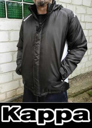 Куртка чоловіча спортивна курточка демі з капюшоном kappa ш59/д74/р79 original італійський бренд6 фото