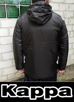 Куртка чоловіча спортивна курточка демі з капюшоном kappa ш59/д74/р79 original італійський бренд4 фото