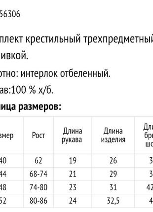 Хрестильний комплект для хлопчика5 фото