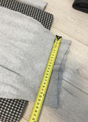 Tally weijl-серая удлинённая кофта-свитер с v-образным вырезом 🌷3 фото