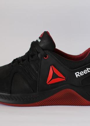 Кроссовки мужские reebok черные / кросівки чоловічі рібок чорні