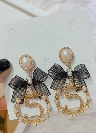 Серьги кольца 5