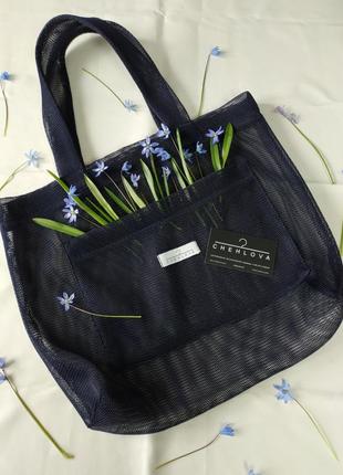 Эко сумка шоппер из сетки chehlova1 фото