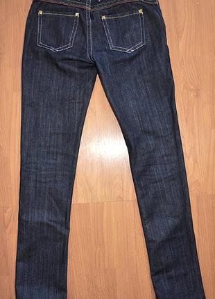 Темно сині з сріблястим відливом джинси gloria jeans premium3 фото