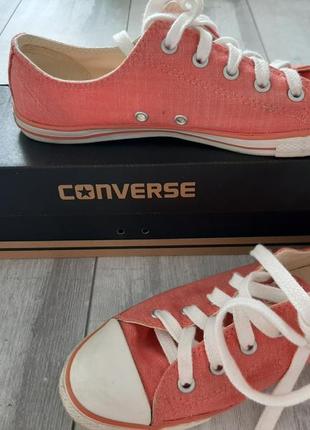 Фирменные конверсы converse⭐,38(23.5см-24см по стельке)с америки!оригинал 100%!с коробкой!