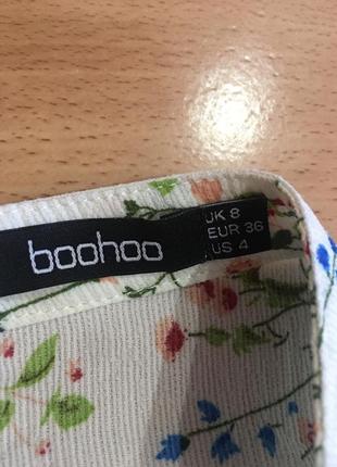 Ніжна шифонова блуза boohoo7 фото