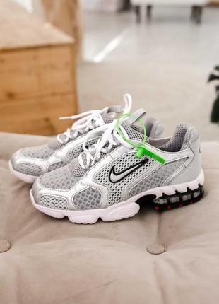 Nike air zoom spiridon cage 2 кроссовки найк в сером цвете с сеточкой (36-44)