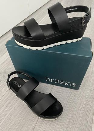 Босоніжки braska натуральна шкіра