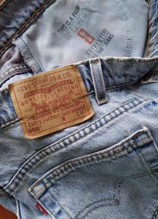 Шорты джинсовые levis 550 vintage4 фото