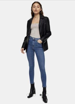 Джинсы topshop moto jamie skinny w25 l32 зауженные1 фото