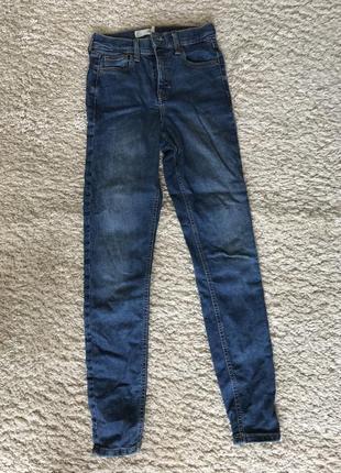 Джинси topshop moto jamie skinny w25 l32 завужені7 фото