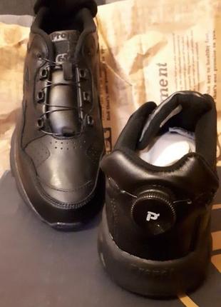 Кроссовки кожаные ортопедические мужские propet stability reel fit 4