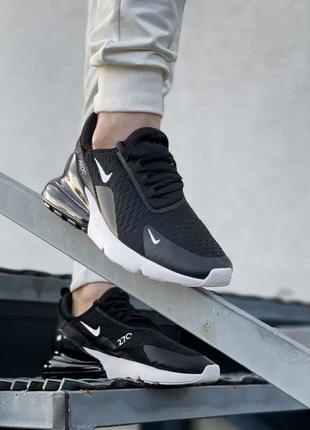 Прекрасні жіночі кросівки nike air max 270 чорні унісекс 37-45 р