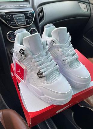 Кроссовки air jordan 4 white