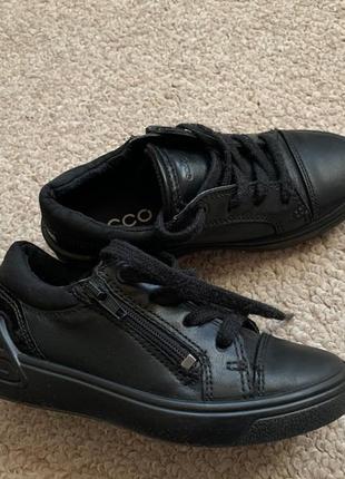 Детские кожаные кеды на мальчика ecco оригинал ,29-30р