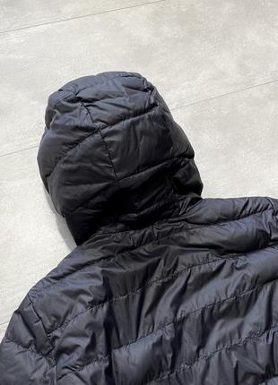 Fila чорний мікро пуховик ідеал s m 38 демісезонна куртка вітровка7 фото