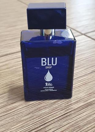 Туалетна вода, парфуми blu drop pour homme eau de parfum blue series2 фото