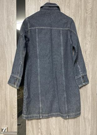 Джинсовое платье сарафан джинсовая платье-рубашка деним3 фото