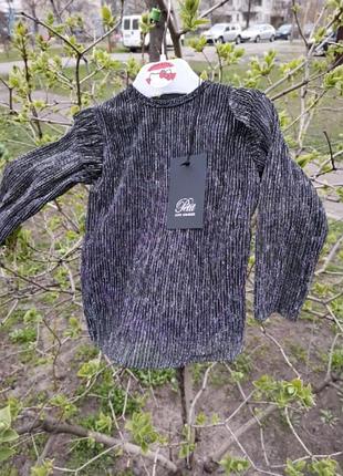 Нарядная кофта на девочку с люрексом, р. 74