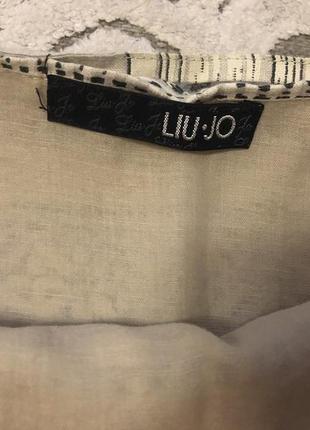 Льняная юбка liu jo6 фото