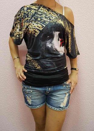 Футболка на одно плечо.h&amp;j.