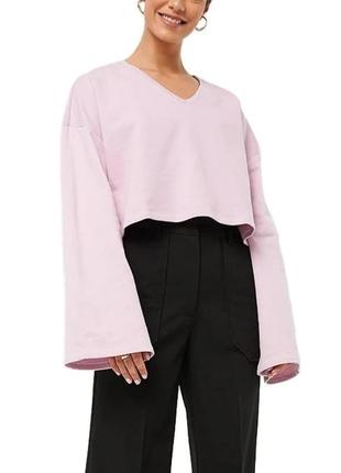 Худи кроп топ ветровка толстовка укороченное рукав клеш