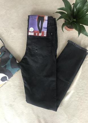 Чорні джинси з високою талією esmara2 фото