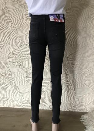 Чорні джинси з високою талією esmara4 фото