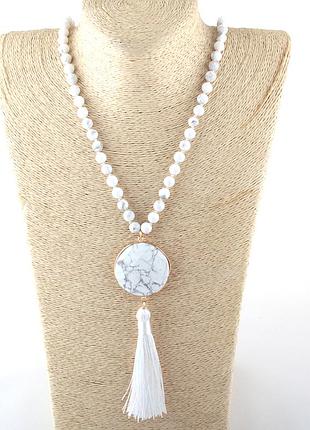 Модное богемное ожерелье
