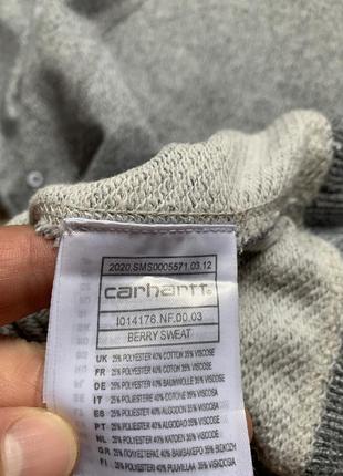 Мужской хлопковый свитер свитшот carhartt4 фото