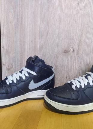 Кроссовки кожаные nike air force 1 mid2 фото